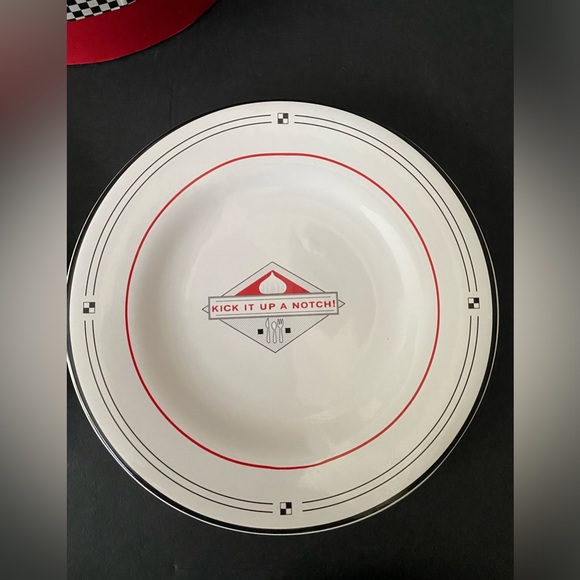 Set of 4 "BAM" EMERIL QUOTES 7.5" PLATES At Home Entertaining Quotes - Picture 5 of 10